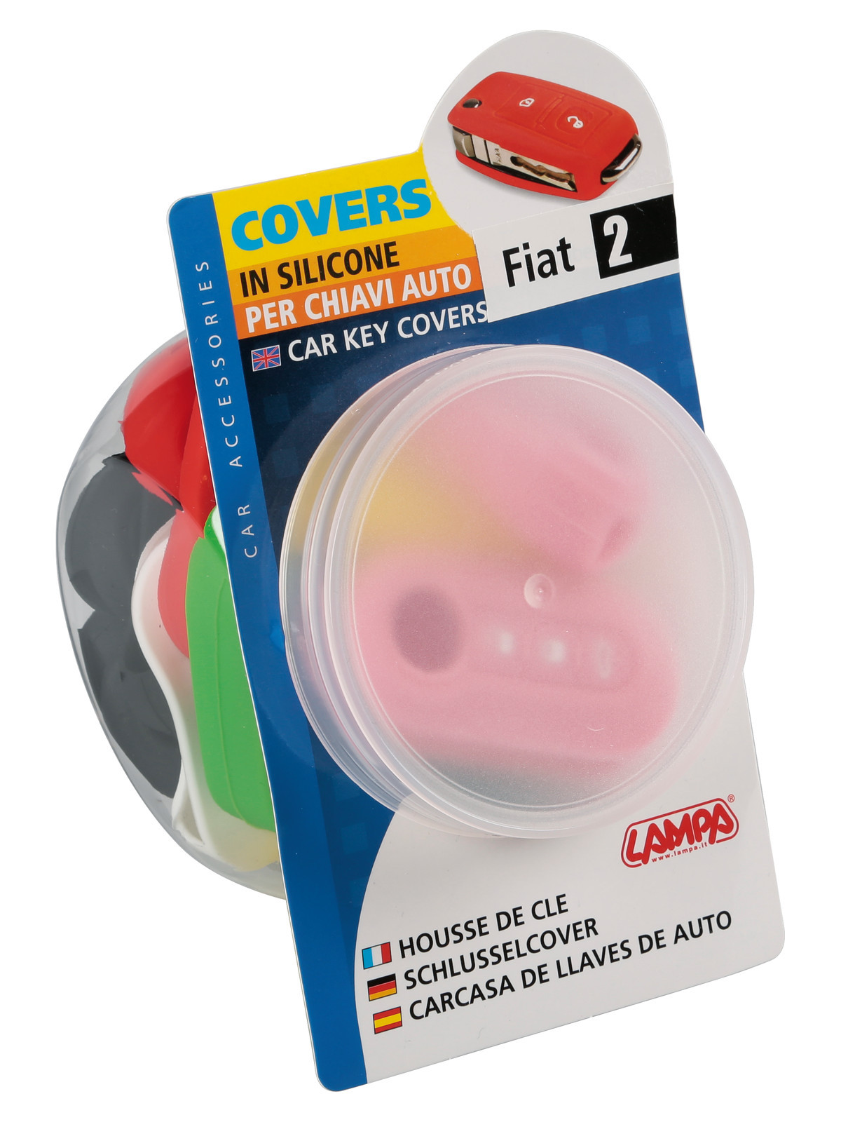 Covers per chiavi auto, dispenser 20 pz - compatibile per - Citroen, Fiat, Lancia, Peugeot - 2 - immagine 6