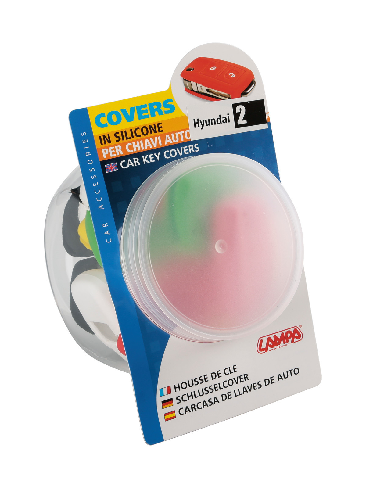 Covers per chiavi auto, dispenser 20 pz - compatibile per - Hyundai - 2 - immagine 3