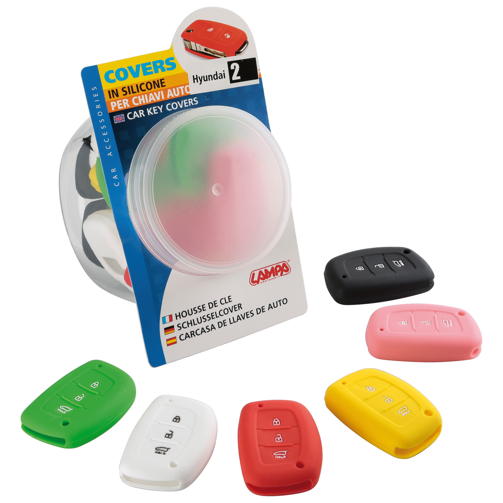 Covers per chiavi auto, dispenser 20 pz - compatibile per - Hyundai - 2 - immagine 4