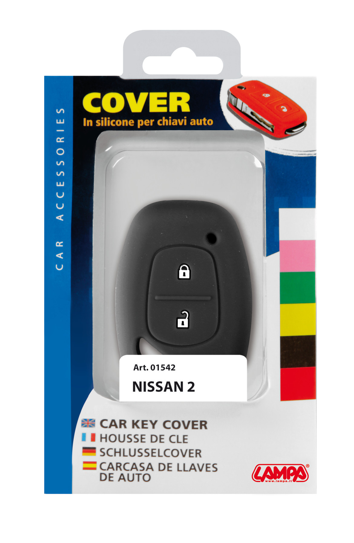 Cover per chiavi auto, conf. singola - compatibile per - Nissan - 2 - immagine 2