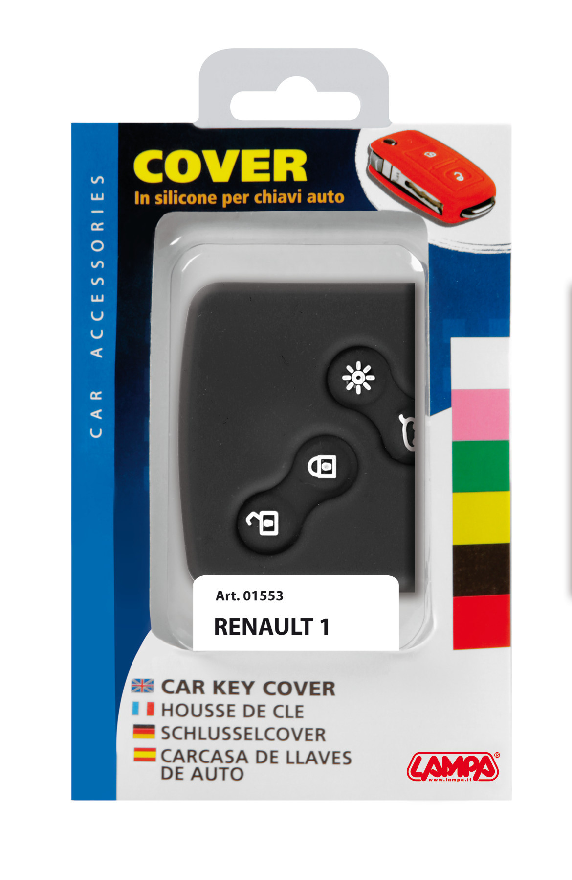 Cover per chiavi auto, conf. singola - compatibile per - Renault - 1 - immagine 2