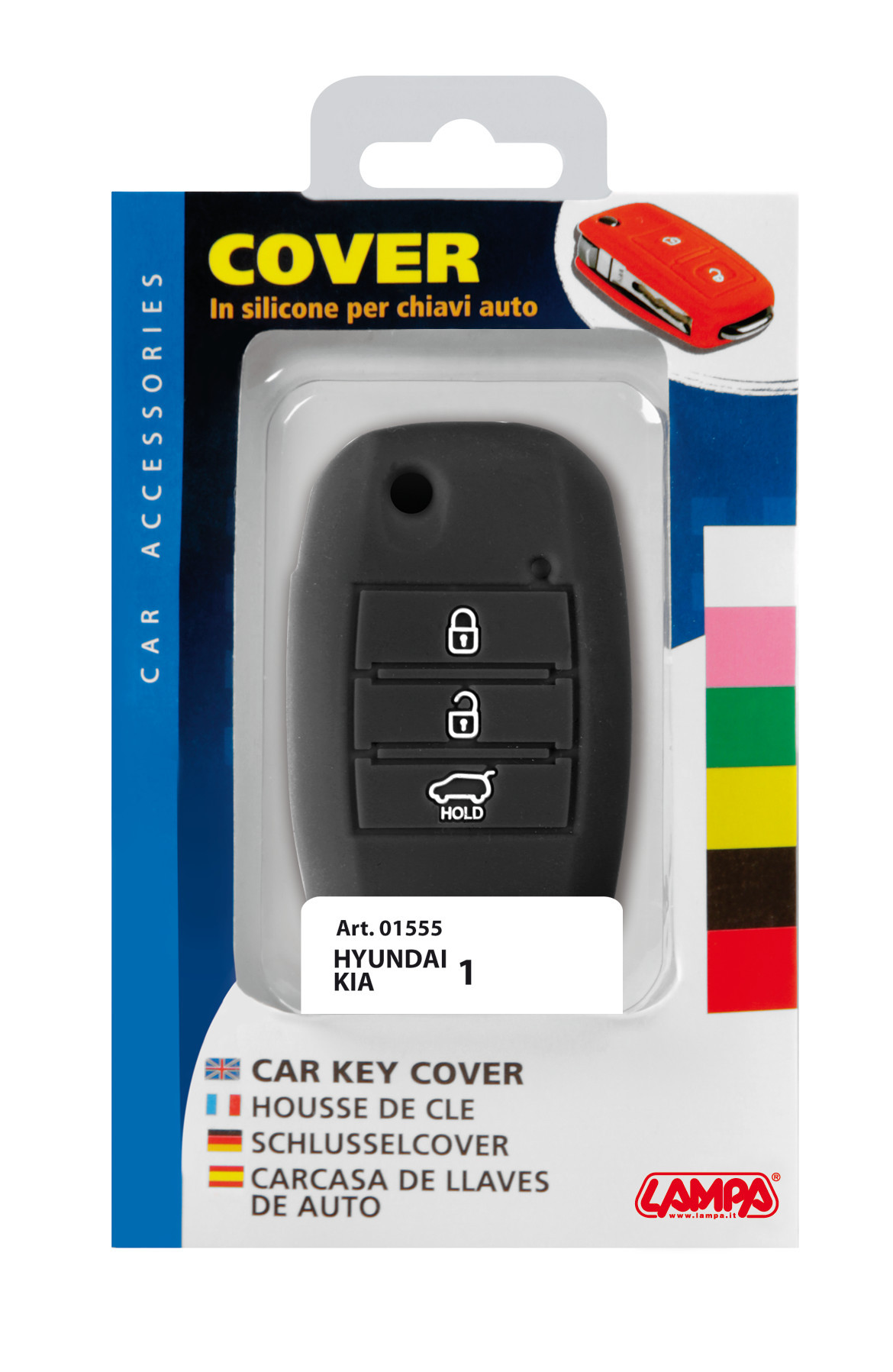 Cover per chiavi auto, conf. singola - compatibile per - Hyundai, Kia - 1 - immagine 2