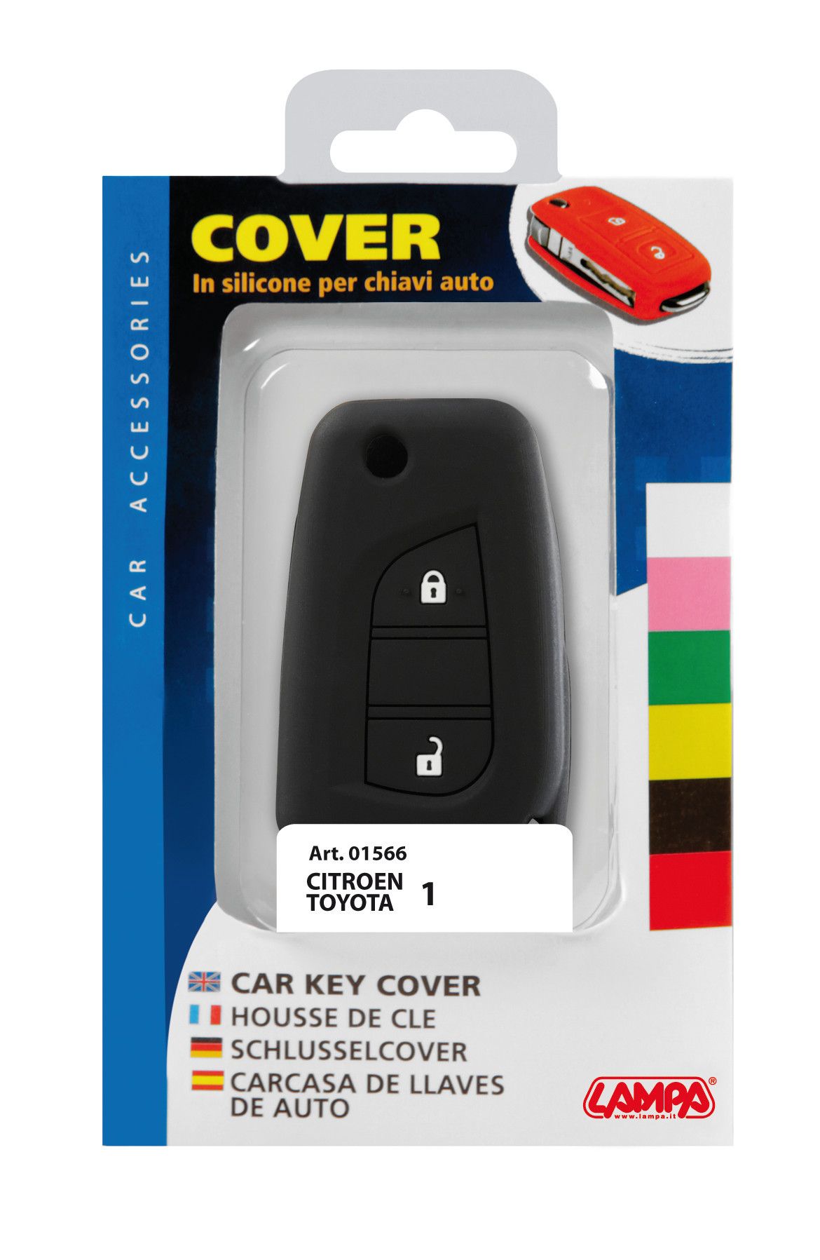 Cover per chiavi auto, conf. singola - compatibile per - Citroen, Toyota - 4 - immagine 2