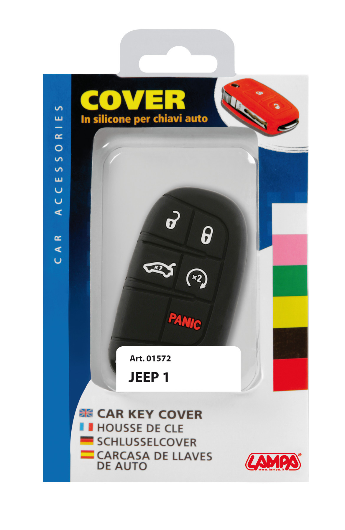 Cover per chiavi auto, conf. singola - compatibile per - Jeep - 1 - immagine 2