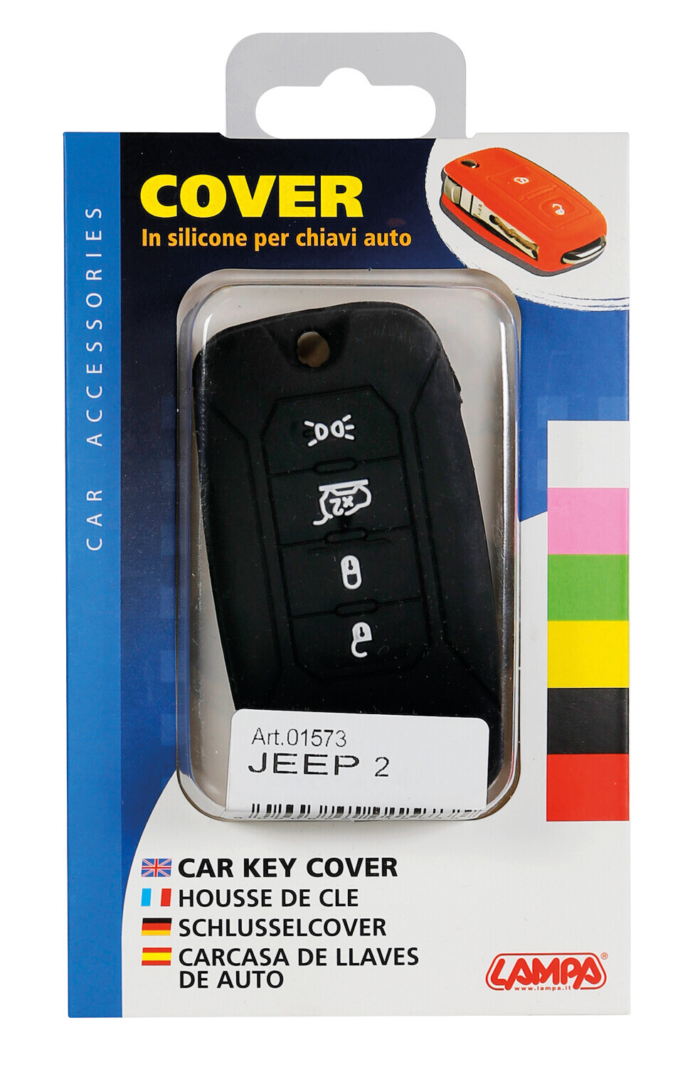 Cover per chiavi auto, conf. singola - compatibile per - Jeep - 2 - immagine 3