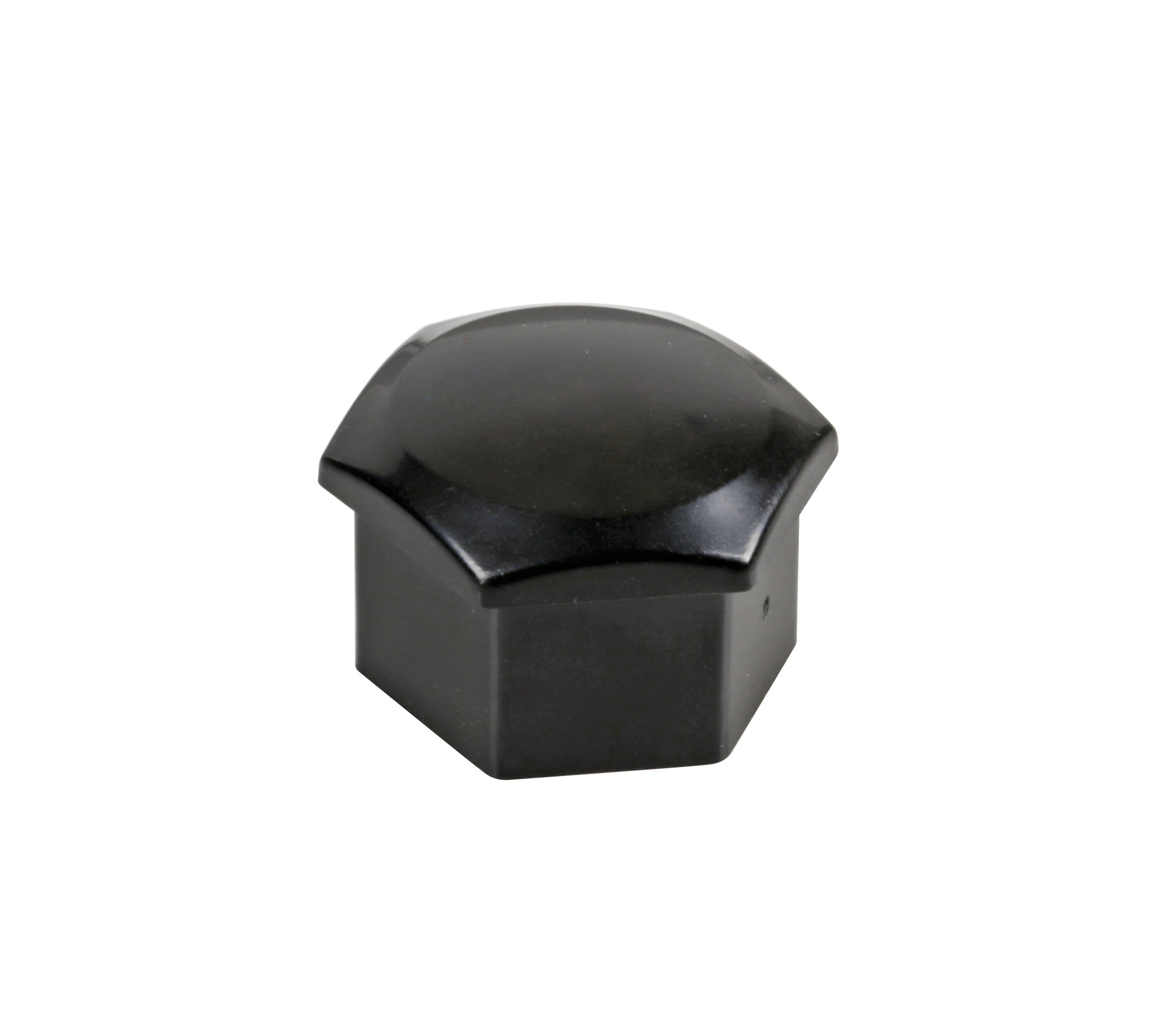 Black Nut Caps, 20 copribulloni in ABS - Ø 19 mm