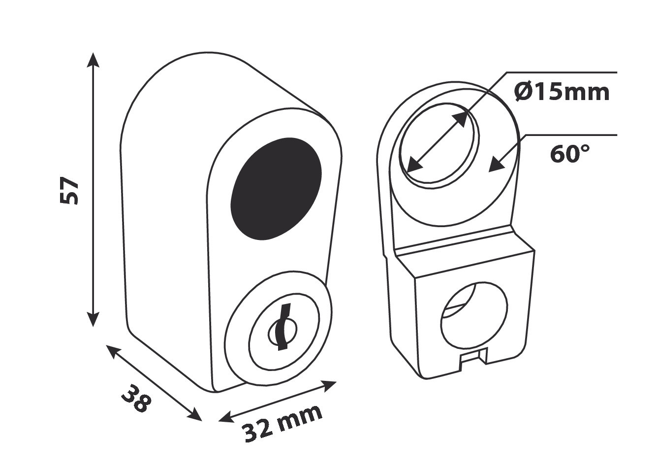 Dado antifurto per ruota di scorta - immagine 5