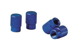 Sport-Cap, set 4 tappi coprivalvola - Blu