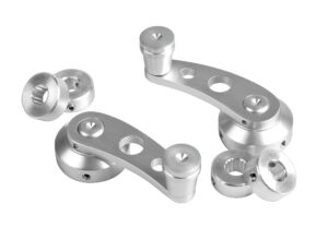 Racing Levers, kit leve alzacristalli - 6 cm - Alluminio