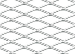 Racing Grill - Rombo medio 6x12 mm - 120x20 cm - Lucido