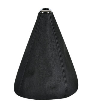 Premium, cuffia leva cambio in pelle - Nero