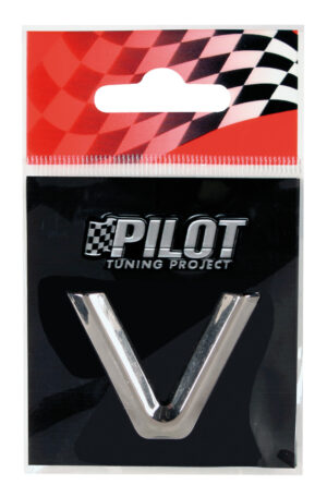 3D Letters Type-2 (26 mm) - V - Confezione da 10 pezzi