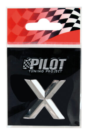 3D Letters Type-2 (26 mm) - X - Confezione da 10 pezzi