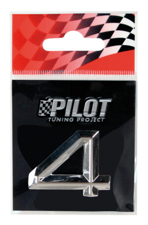 3D Letters Type-2 (26 mm) - 4 - Confezione da 10 pezzi