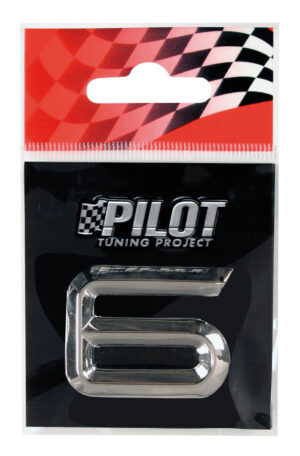 3D Letters Type-2 (26 mm) - 6 - Confezione da 10 pezzi