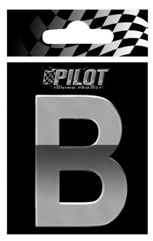 3D Letters Type-4 (70 mm) - B - Confezione da 10 pezzi