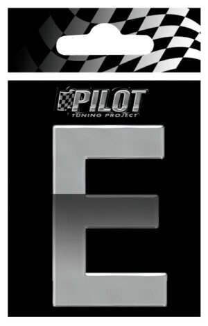 3D Letters Type-4 (70 mm) - E - Confezione da 10 pezzi