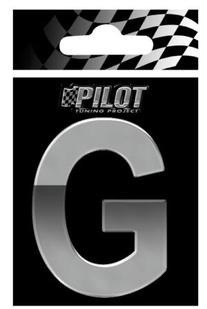 3D Letters Type-4 (70 mm) - G - Confezione da 10 pezzi