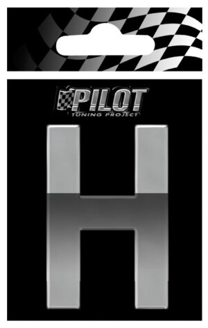 3D Letters Type-4 (70 mm) - H - Confezione da 10 pezzi