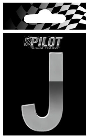 3D Letters Type-4 (70 mm) - J - Confezione da 10 pezzi