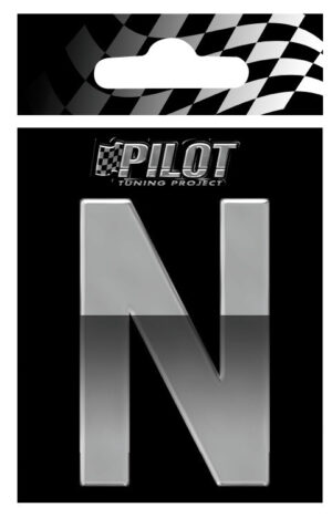 3D Letters Type-4 (70 mm) - N - Confezione da 10 pezzi