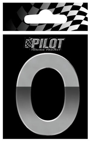 3D Letters Type-4 (70 mm) - O - Confezione da 10 pezzi