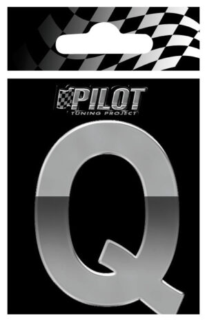 3D Letters Type-4 (70 mm) - Q - Confezione da 10 pezzi