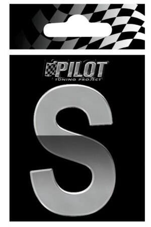 3D Letters Type-4 (70 mm) - S - Confezione da 10 pezzi