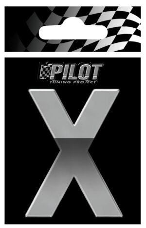 3D Letters Type-4 (70 mm) - X - Confezione da 10 pezzi