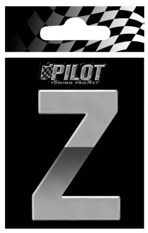 3D Letters Type-4 (70 mm) - Z - Confezione da 10 pezzi