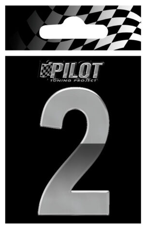 3D Letters Type-4 (70 mm) - 2 - Confezione da 10 pezzi