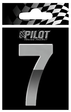 3D Letters Type-4 (70 mm) - 7 - Confezione da 10 pezzi