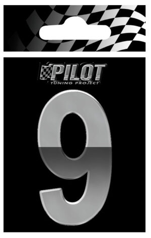 3D Letters Type-4 (70 mm) - 9 - Confezione da 10 pezzi