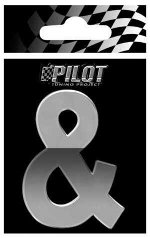 3D Letters Type-4 (70 mm) - & - Confezione da 10 pezzi