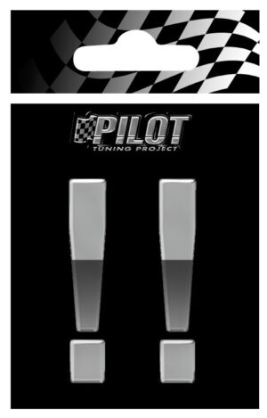 3D Letters Type-4 (70 mm) - !! - Confezione da 10 pezzi