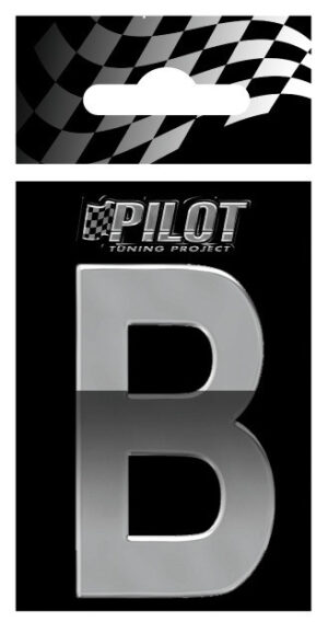 3D Letters Type-5 (56 mm) - B - Confezione da 10 pezzi