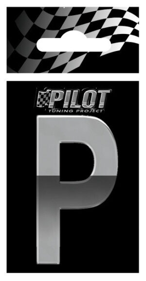 3D Letters Type-5 (56 mm) - P - Confezione da 10 pezzi