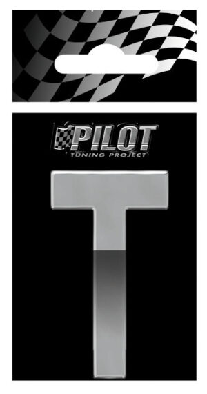 3D Letters Type-5 (56 mm) - T - Confezione da 10 pezzi