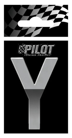 3D Letters Type-5 (56 mm) - Y - Confezione da 10 pezzi