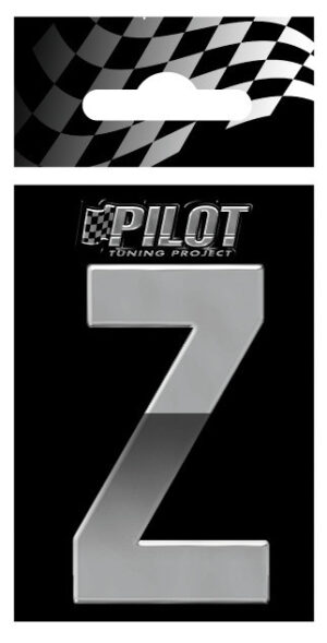 3D Letters Type-5 (56 mm) - Z - Confezione da 10 pezzi