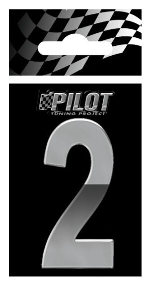 3D Letters Type-5 (56 mm) - 2 - Confezione da 10 pezzi