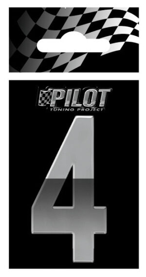 3D Letters Type-5 (56 mm) - 4 - Confezione da 10 pezzi