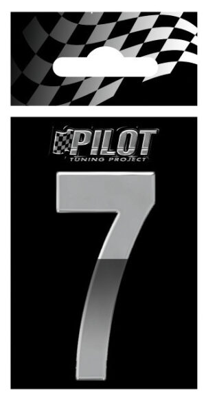 3D Letters Type-5 (56 mm) - 7 - Confezione da 10 pezzi