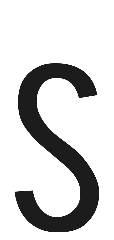 Spell-It, caratteri alfanumerici adesivi 60x30 mm - S - Confezione da 10 pezzi