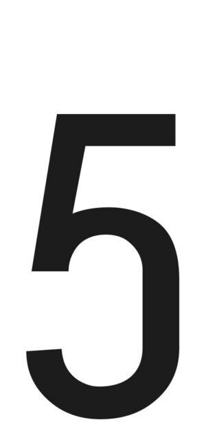 Spell-It, caratteri alfanumerici adesivi 60x30 mm - 5 - Confezione da 10 pezzi