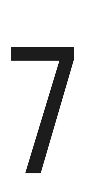 Spell-It, caratteri alfanumerici adesivi 60x30 mm - 7 - Confezione da 10 pezzi