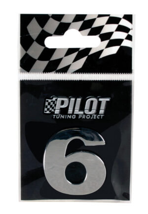 3D Letters Type-3 (28 mm) - 6 - Confezione da 10 pezzi