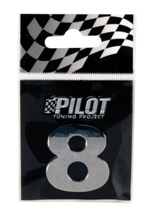 3D Letters Type-3 (28 mm) - 8 - Confezione da 10 pezzi