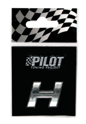 3D Letters Type-1 (18 mm) - H - Confezione da 10 pezzi