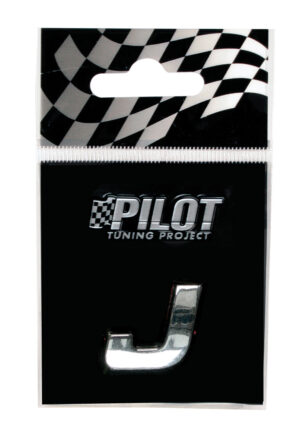 3D Letters Type-1 (18 mm) - J - Confezione da 10 pezzi